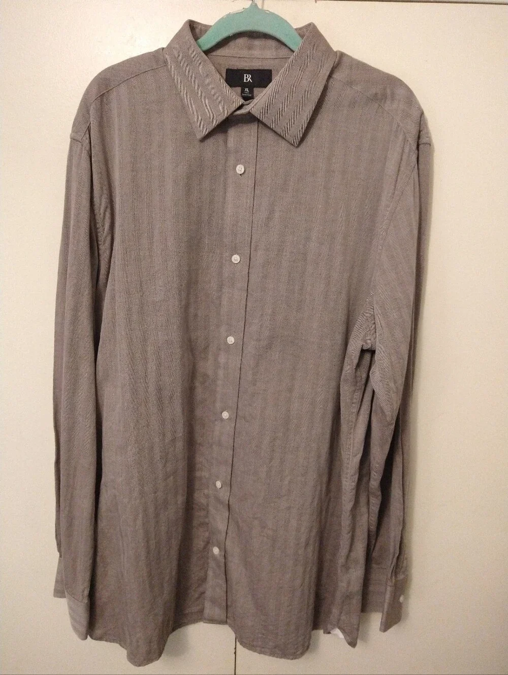 Banana Republic Long Sleeve Button Up Shirt Men's sz XL Tall.